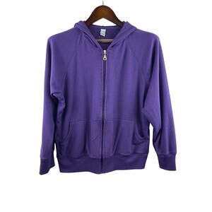 Women’s Toppy Large Purple Zip-Up Jacket